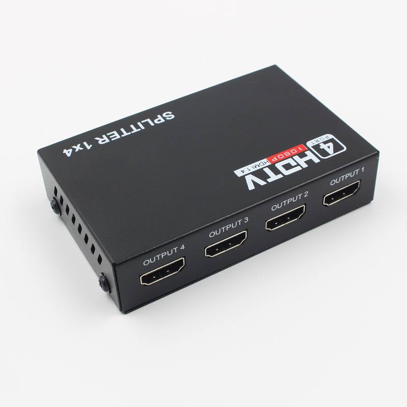 HDMI Splitter 1x4 Full HD 1080p Video HDMI Switch Switcher Versterker_voghion.com
