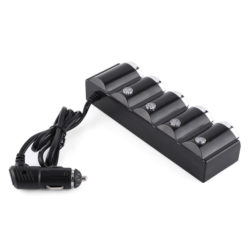 Auto Car Cigarette Lighter Socket Splitter Power Charger Adapter, USB 4 Way  DC 12V/24V_voghion.com