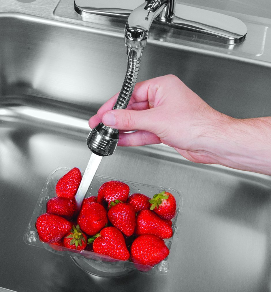 Flexible Kitchen Tap Aerator Water Nozzle Saving Faucet Filter 1x Faucet Adapter Nozzle