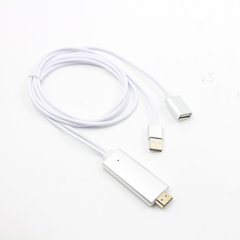 Cavo adattatore TV HD da Lightning a 1080P a HDMI per iPhone 7 / 7s / 6 / 6S / Plus / Android_voghion.com