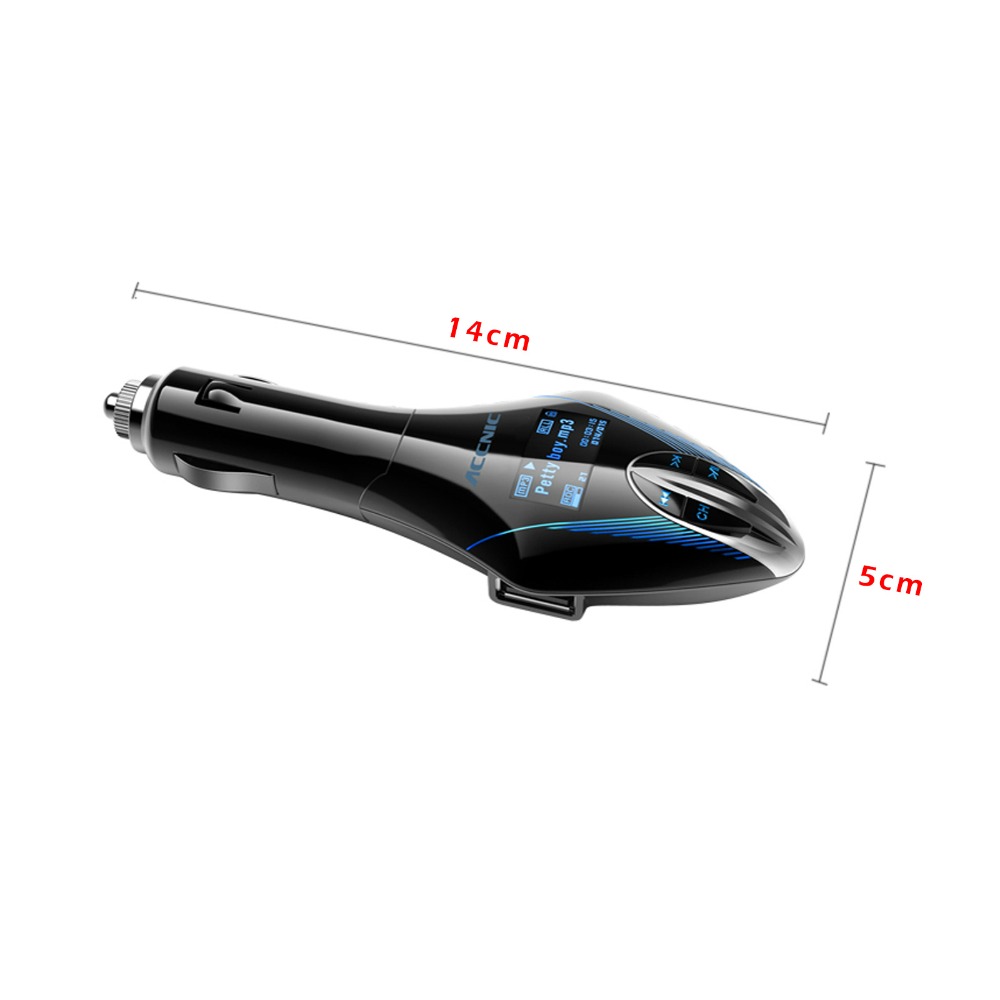 12V Wireless FM Transmitter Car Mp3 Player LCD Screen Audio MP3 Music Player FM Modulator With Remote Controller_voghion.com