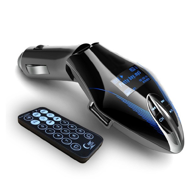12V Wireless FM Transmitter Car Mp3 Player LCD Screen Audio MP3 Music Player FM Modulator With Remote Controller_voghion.com
