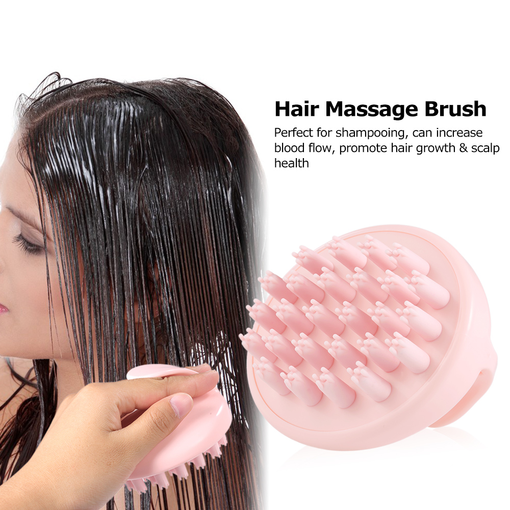 shampoo hair brush