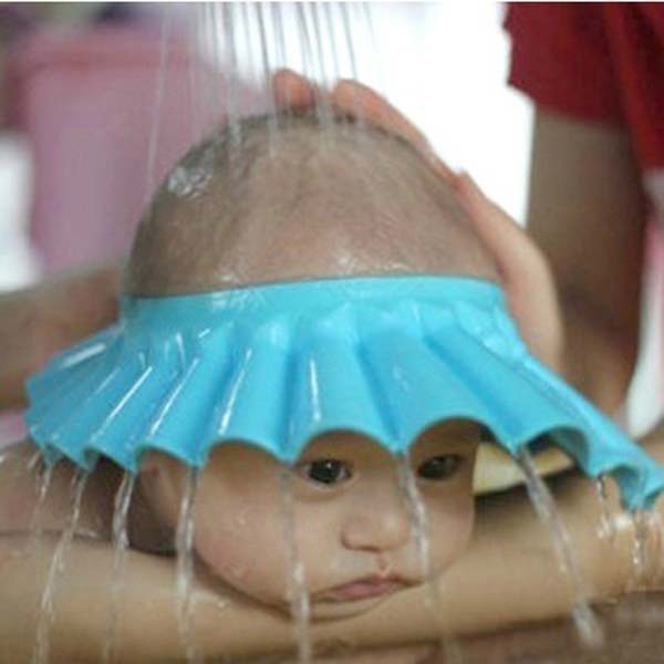 Bathroom Soft Shower Wash Hair Cover Head Cap Hat.for Child Toddler Kids RDR