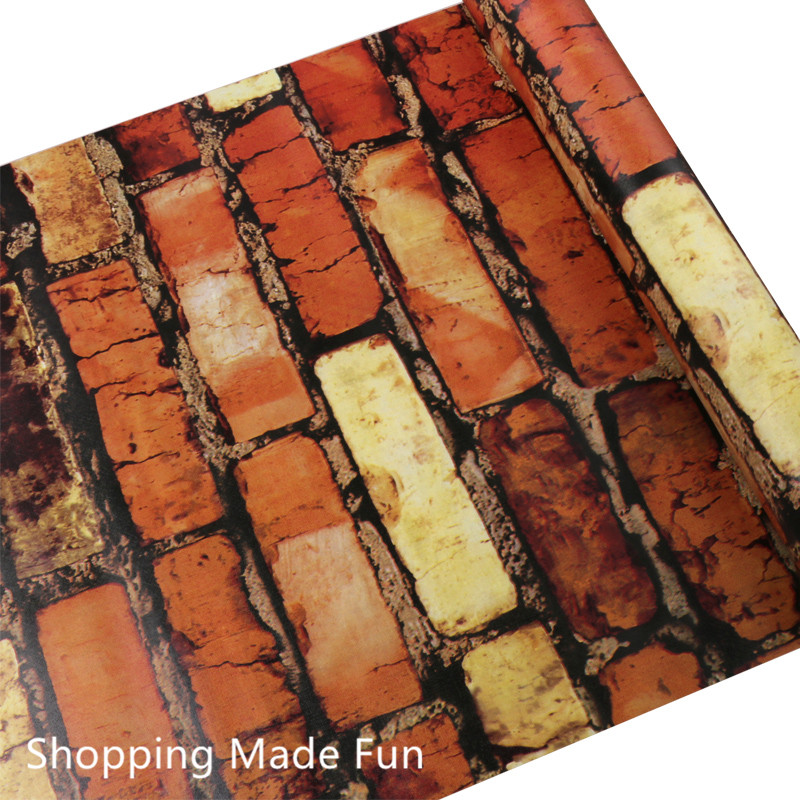 Stereoscopic Faux Stone Brick Wall Wallpaper For Walls Mural 3D Living Room