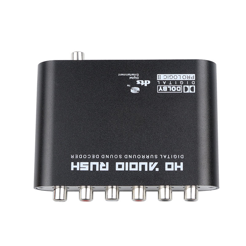5.1 CH audio decoder SPDIF Coaxial to RCA DTS AC3 Optical digital to 5.1 Amplifier Analog Converte amplifier HD Audio Rush_voghion.com