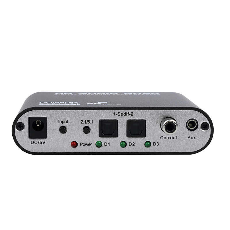 5.1 CH audio decoder SPDIF Coaxial to RCA DTS AC3 Optical digital to 5.1 Amplifier Analog Converte amplifier HD Audio Rush_voghion.com