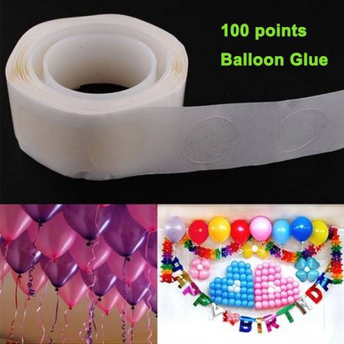 Balloon Stickers Dots Adhesive Wedding Party Decoration Ceiling Wall Attach US