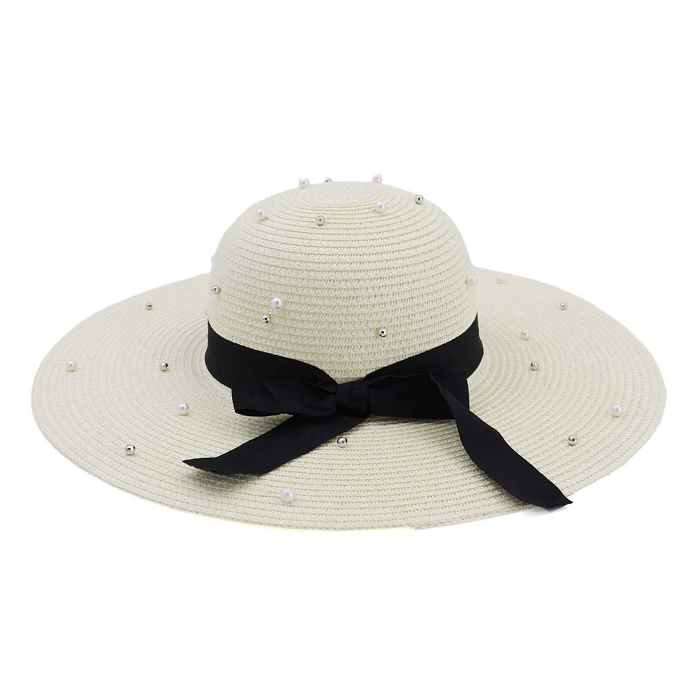 COMVIP Children Star Straw Summer Wide Brim Beach Hat with Chin Strap