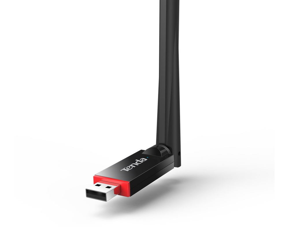 Tenda U6 300Mbps Adattatore di rete wireless Scheda di rete USB, Hotspot Wi-Fi portatile, Antenna esterna 1*6dBi, Modalità stazione/SoftAP_voghion.com