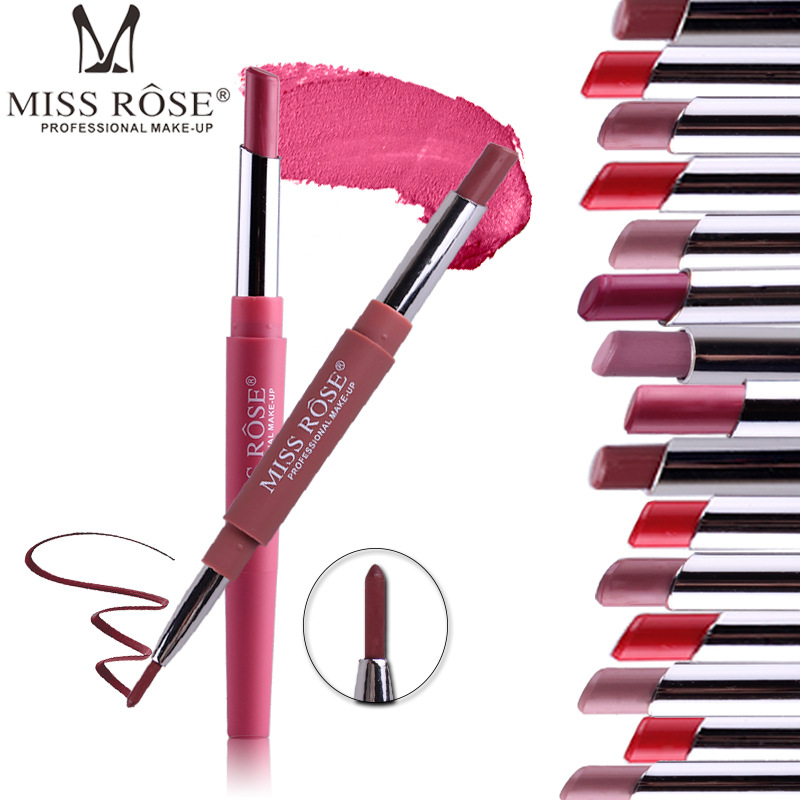 Buy Miss Rose 2 In 1 Lip Liner Pencil Lipstick Lip Beauty