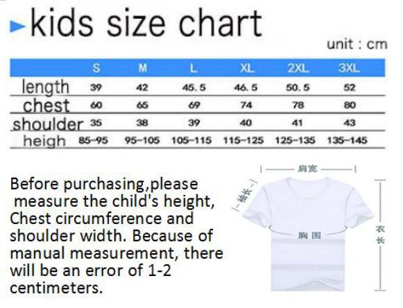 China Kids Size Chart