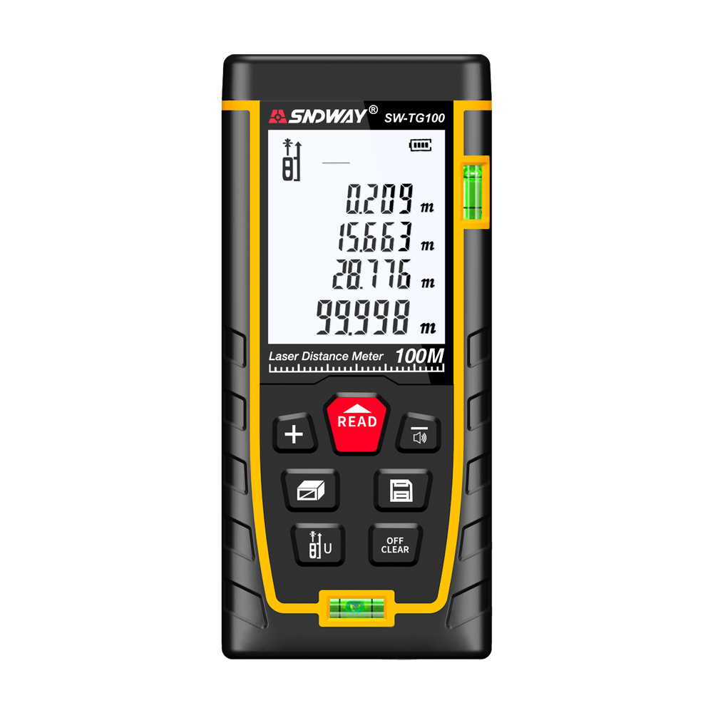 Sndway Laser Distance Meter 40 m 60 M 80 m 100 m Laser Rangefinder