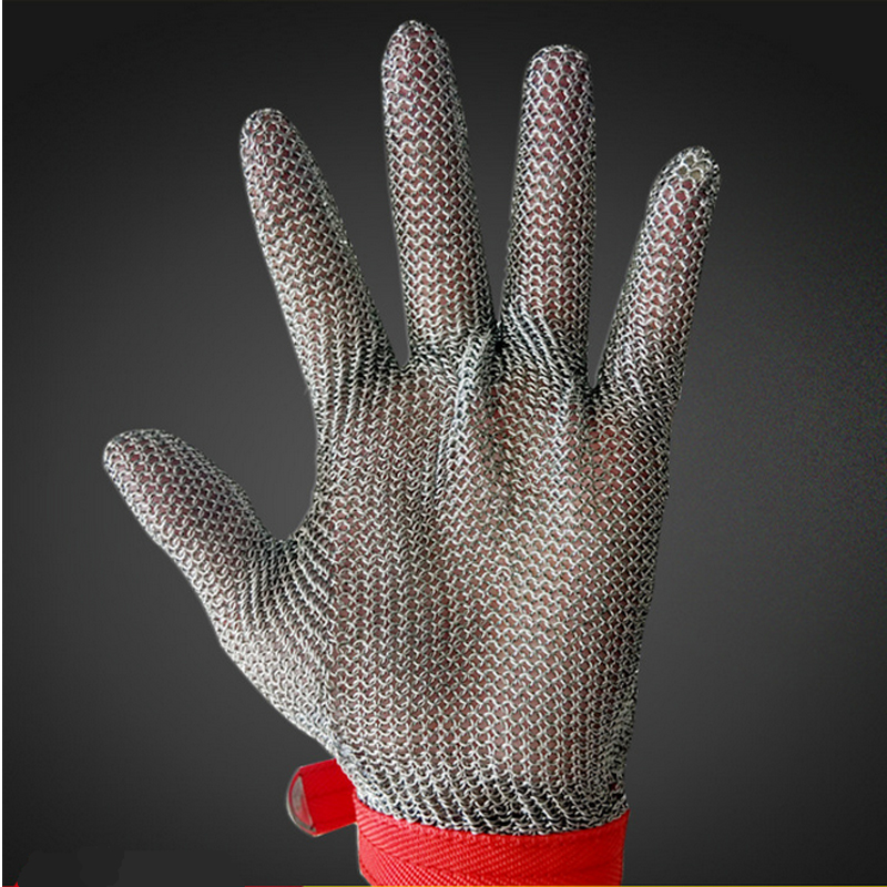 Cut Resistant Gloves Work Safety Protection Proof Stab Stainless Steel Wire Glov