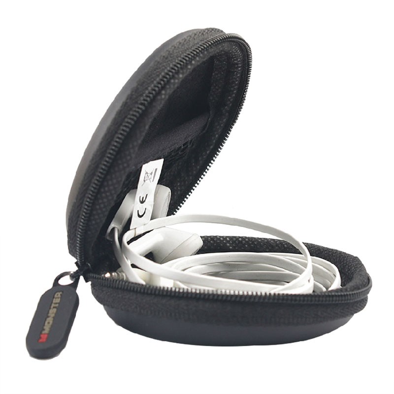 Earphone Headphone Headset Cable Bag Storage Box Hard Earbuds USB Memory Card