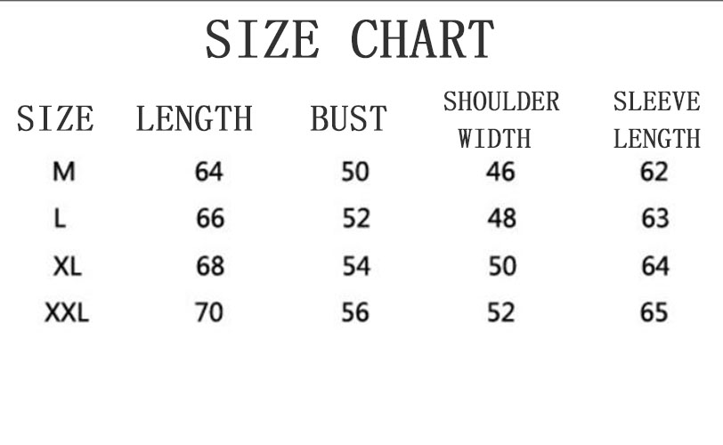 Assc Size Chart